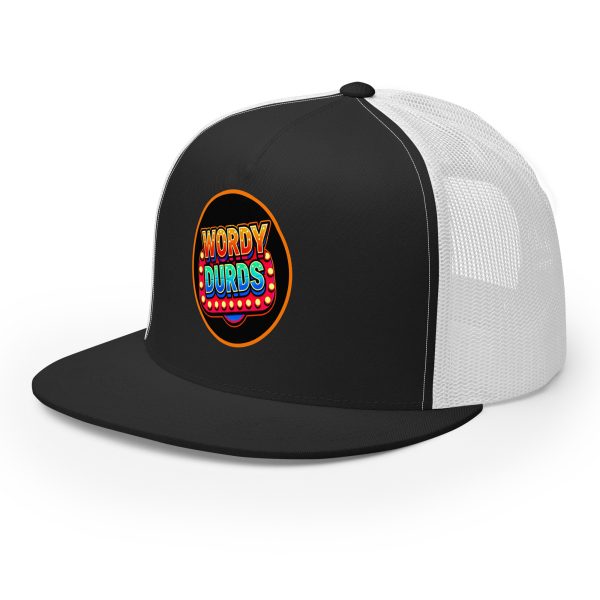Wordy Durds Game Logo Trucker Cap | DTG Printed - Image 26