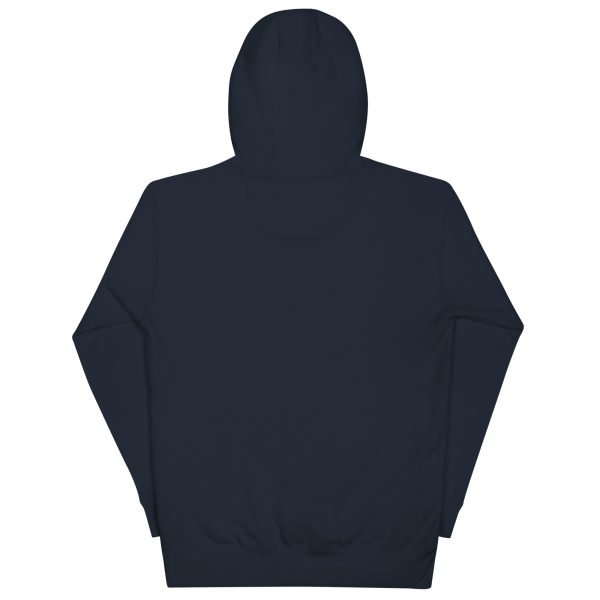 Goat Pen Podcast Logo Hoodie with American Flag on Right Sleeve - Image 4