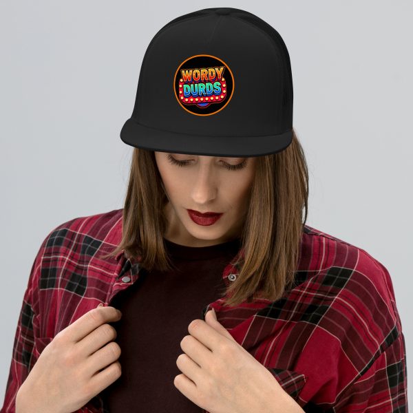 Wordy Durds Game Logo Trucker Cap | DTG Printed - Image 14