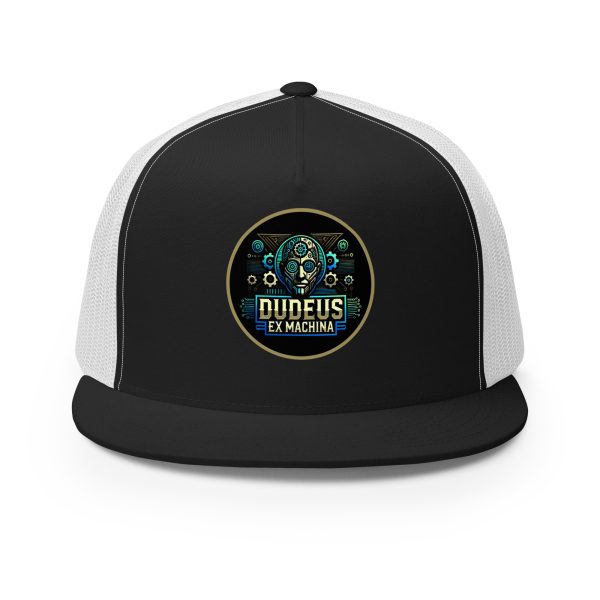 Dudeus Ex Machina Logo Trucker Cap | DTG Printed