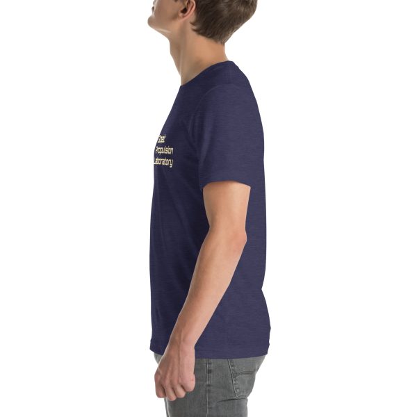 Goat Propulsion Laboratory Logo T-Shirt with American Flag on Right Sleeve - Image 45