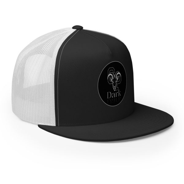 Goat Pen Dark Trucker Cap | DTG Printed - Image 6