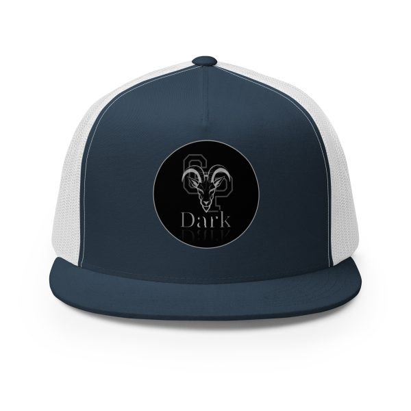 Goat Pen Dark Trucker Cap | DTG Printed - Image 13