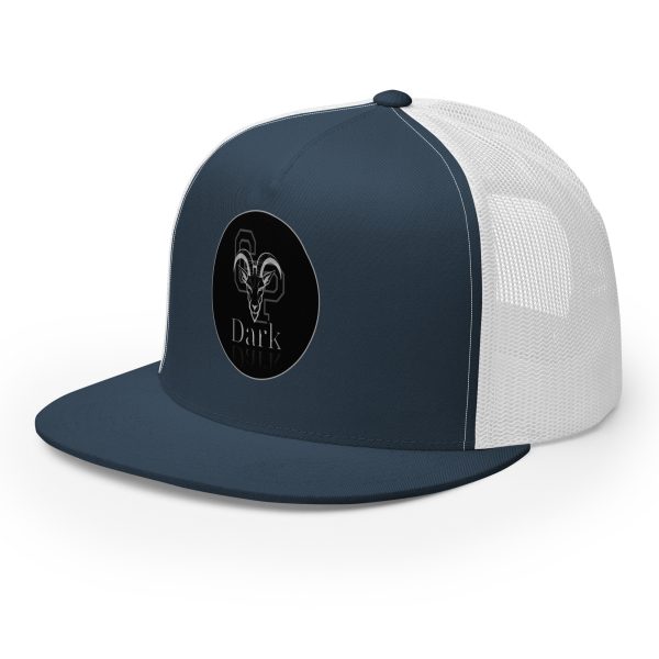Goat Pen Dark Trucker Cap | DTG Printed - Image 16
