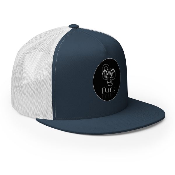 Goat Pen Dark Trucker Cap | DTG Printed - Image 18