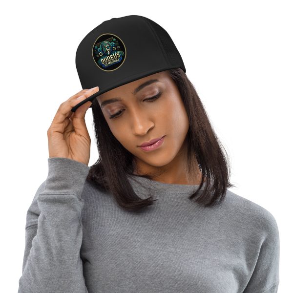 Dudeus Ex Machina Logo Trucker Cap | DTG Printed - Image 7