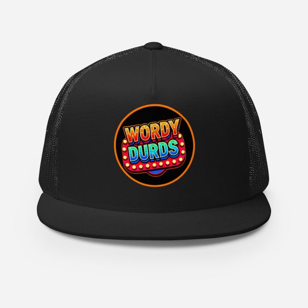 Wordy Durds Game Logo Trucker Cap | DTG Printed - Image 18