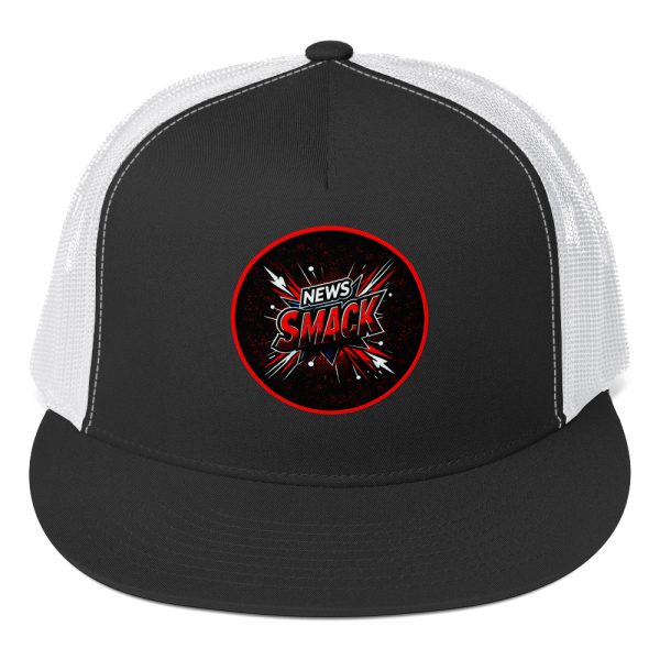 News Smack Logo Trucker Cap | DTG Printed - Image 11