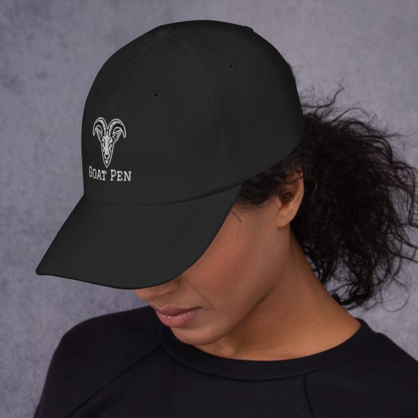 Goat Pen Capricorn Goat Head Logo Embroidered Dad Hats | Many Colors to Choose From - Image 2