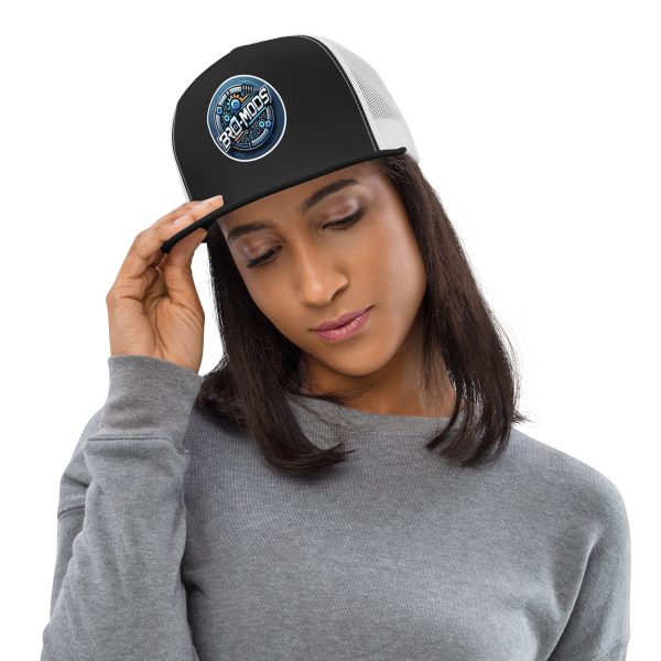 Bro-Mods Logo Trucker Cap | DTG Printed - Image 4