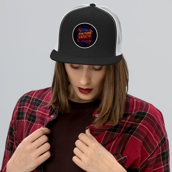 Culture Smack Logo Trucker Cap | DTG Printed - Image 3