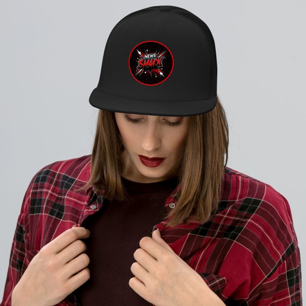 News Smack Logo Trucker Cap | DTG Printed - Image 14