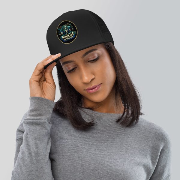 Dudeus Ex Machina Logo Trucker Cap | DTG Printed - Image 9
