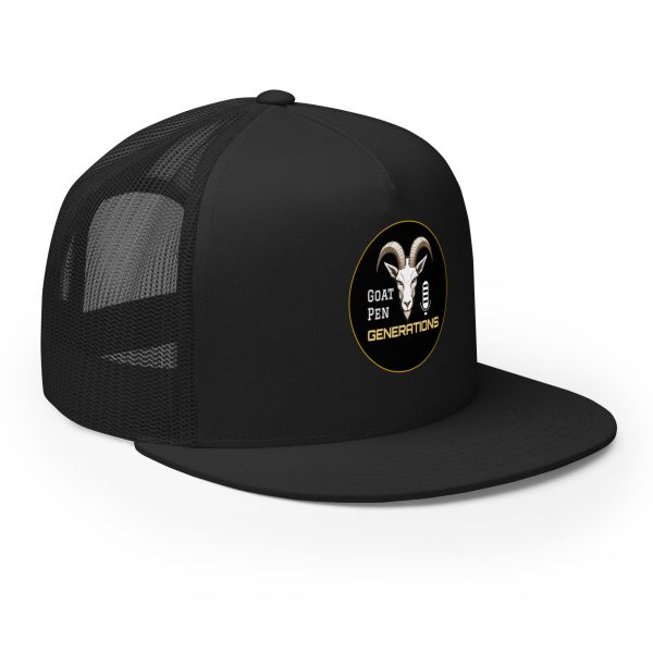 Goat Pen Generations Podcast Logo Trucker Cap | DTG Printed - Image 12