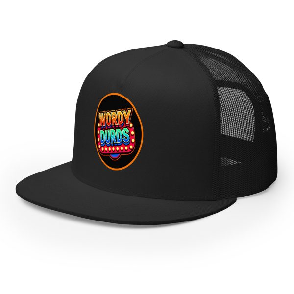 Wordy Durds Game Logo Trucker Cap | DTG Printed - Image 32