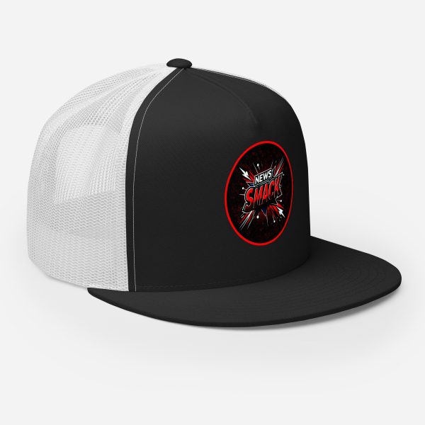 News Smack Logo Trucker Cap | DTG Printed - Image 6