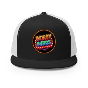 Wordy Durds Game Logo Trucker Cap | DTG Printed