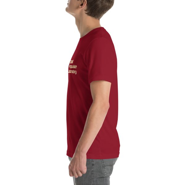 Goat Propulsion Laboratory Logo T-Shirt with American Flag on Right Sleeve - Image 33