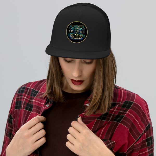 Dudeus Ex Machina Logo Trucker Cap | DTG Printed - Image 8