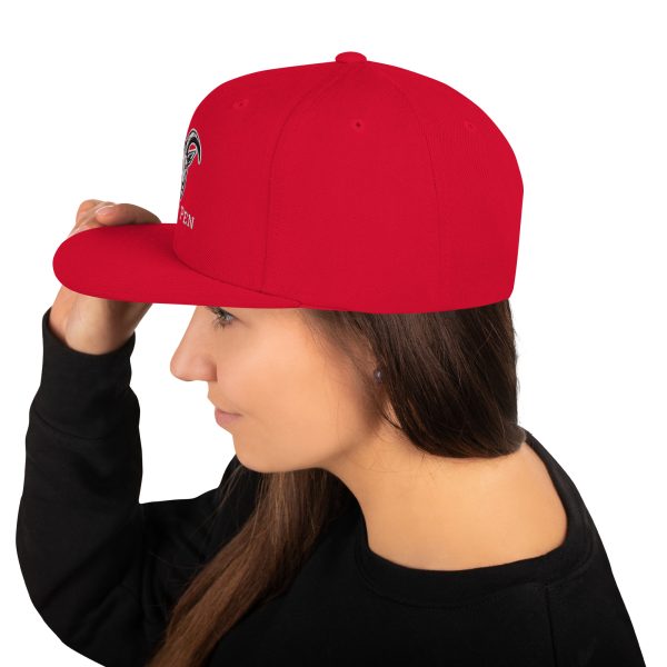 Goat Pen Classic Capricorn Goat Head Logo Snapback Flat Brimmed Cap | Embroidered | Many colors to choose from. - Image 47