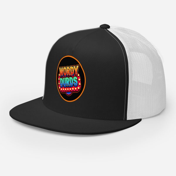 Wordy Durds Game Logo Trucker Cap | DTG Printed - Image 8