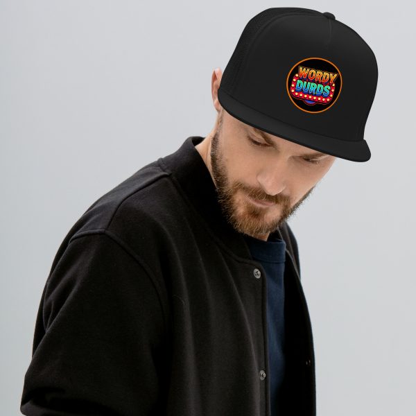 Wordy Durds Game Logo Trucker Cap | DTG Printed - Image 16
