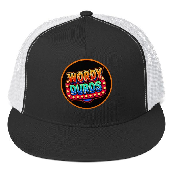 Wordy Durds Game Logo Trucker Cap | DTG Printed - Image 11