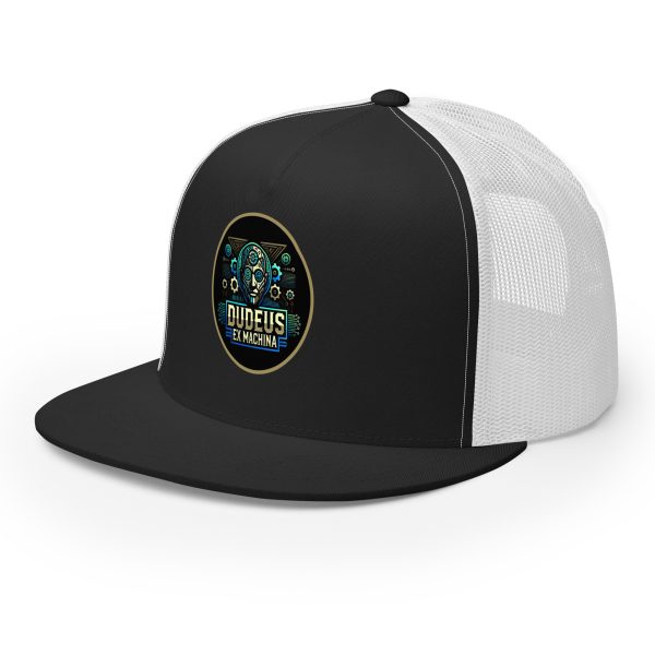 Dudeus Ex Machina Logo Trucker Cap | DTG Printed - Image 12