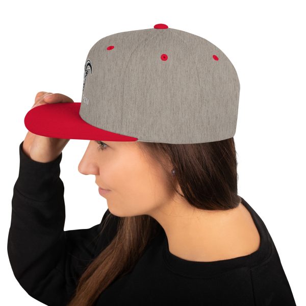 Goat Pen Classic Capricorn Goat Head Logo Snapback Flat Brimmed Cap | Embroidered | Many colors to choose from. - Image 71