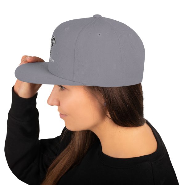 Goat Pen Classic Capricorn Goat Head Logo Snapback Flat Brimmed Cap | Embroidered | Many colors to choose from. - Image 59