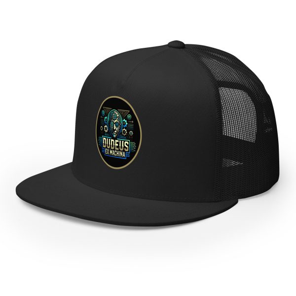 Dudeus Ex Machina Logo Trucker Cap | DTG Printed - Image 18