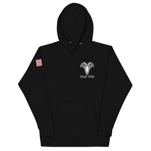 Goat Pen Capricorn Logo Hoodie | DTG Printed