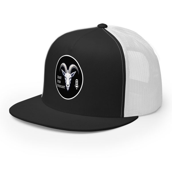 Goat Pen Podcast Logo Trucker Cap | DTG Printing - Image 14