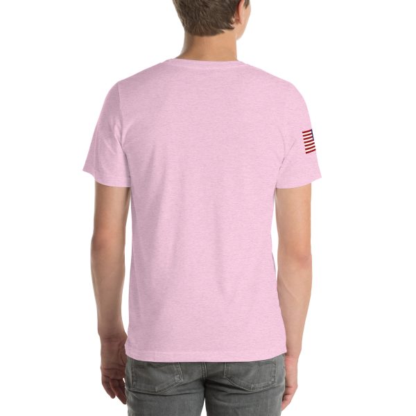 Goat Propulsion Laboratory Logo T-Shirt with American Flag on Right Sleeve - Image 68