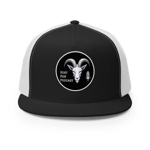 Goat Pen Podcast Logo Trucker Cap | DTG Printing