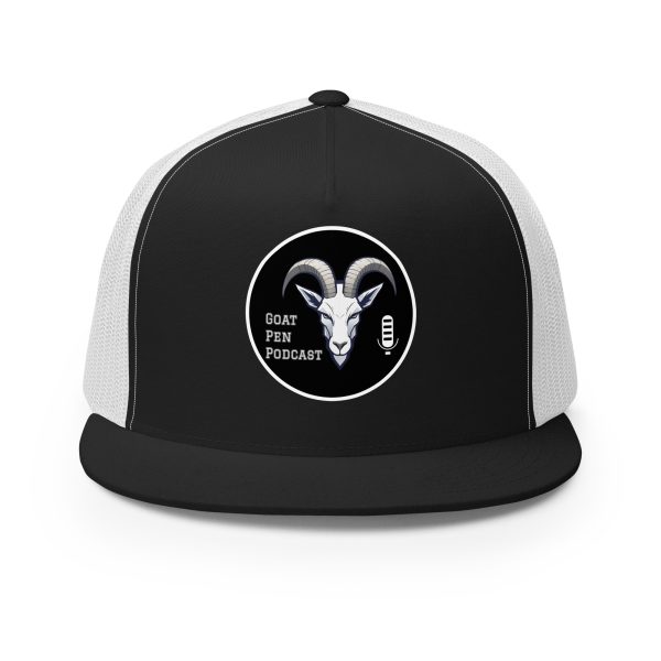 Goat Pen Podcast Logo Trucker Cap | DTG Printing