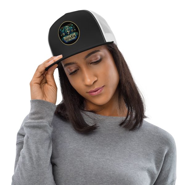 Dudeus Ex Machina Logo Trucker Cap | DTG Printed - Image 3