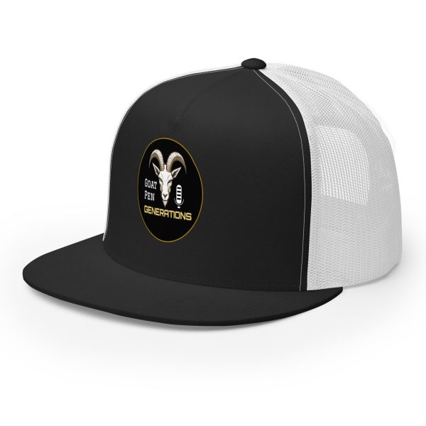 Goat Pen Generations Podcast Logo Trucker Cap | DTG Printed - Image 4