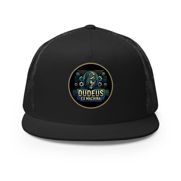 Dudeus Ex Machina Logo Trucker Cap | DTG Printed - Image 15