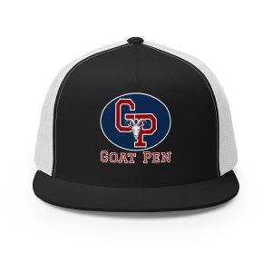 Goat Pen Classic Logo with Goat Head Trucker Cap | DTG Printed