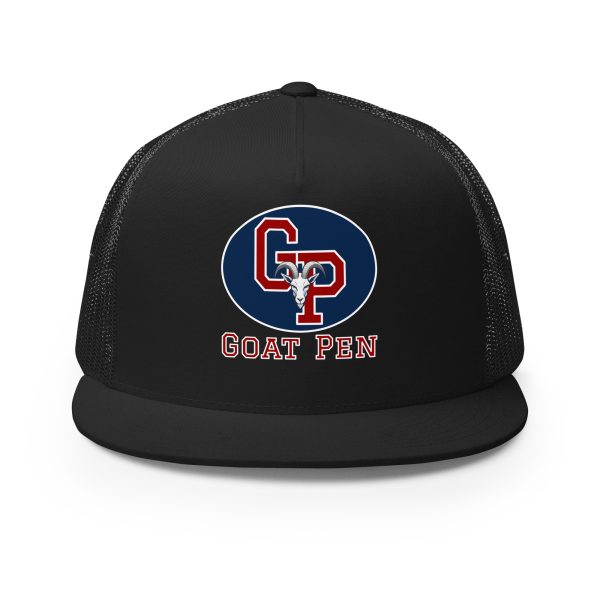 Goat Pen Classic Logo with Goat Head Trucker Cap | DTG Printed - Image 7