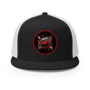 News Smack Logo Trucker Cap | DTG Printed