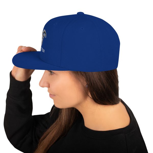 Goat Pen Classic Capricorn Goat Head Logo Snapback Flat Brimmed Cap | Embroidered | Many colors to choose from. - Image 31