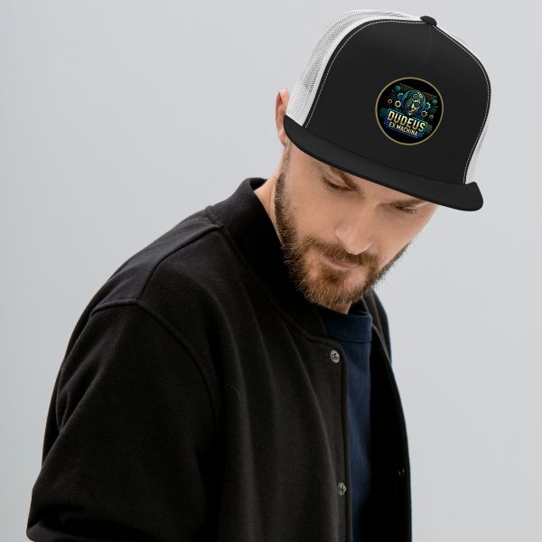 Dudeus Ex Machina Logo Trucker Cap | DTG Printed - Image 2