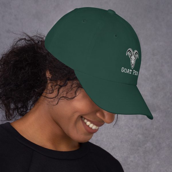 Goat Pen Capricorn Goat Head Logo Embroidered Dad Hats | Many Colors to Choose From - Image 12