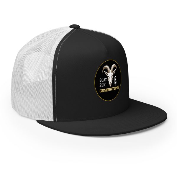 Goat Pen Generations Podcast Logo Trucker Cap | DTG Printed - Image 6