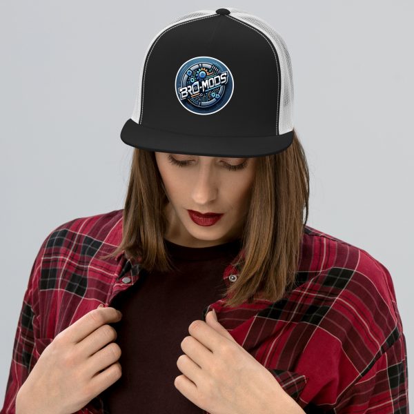 Bro-Mods Logo Trucker Cap | DTG Printed - Image 3