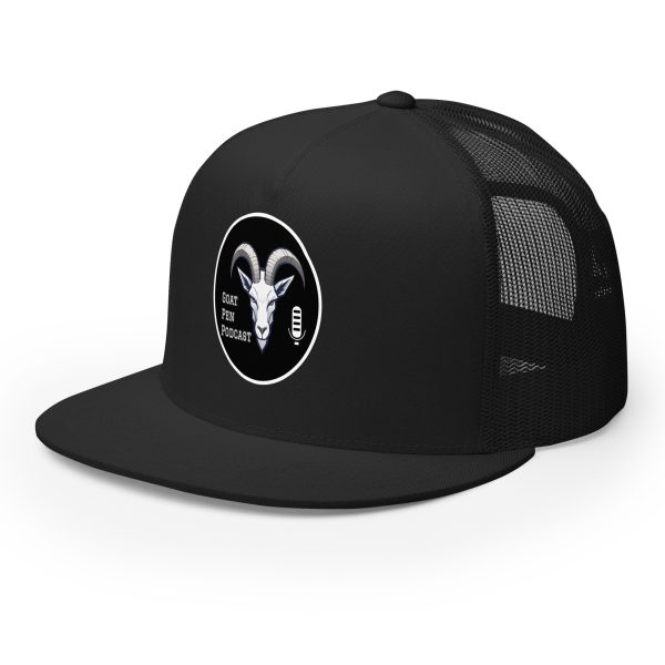 Goat Pen Podcast Logo Trucker Cap | DTG Printing - Image 20