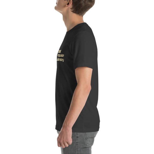 Goat Propulsion Laboratory Logo T-Shirt with American Flag on Right Sleeve - Image 37