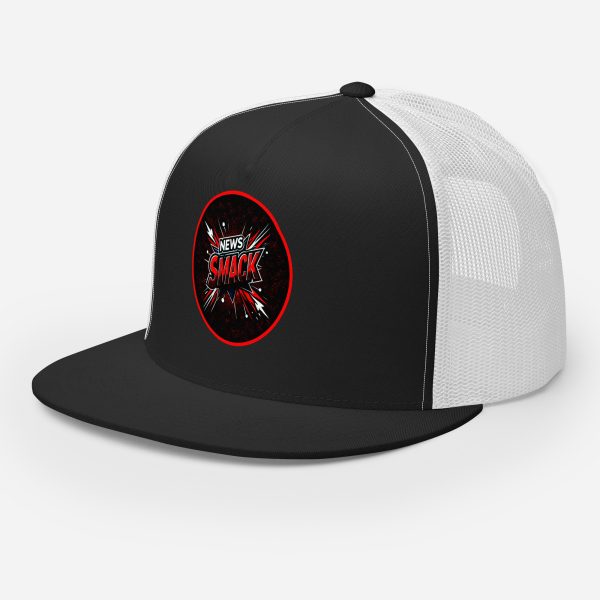 News Smack Logo Trucker Cap | DTG Printed - Image 8